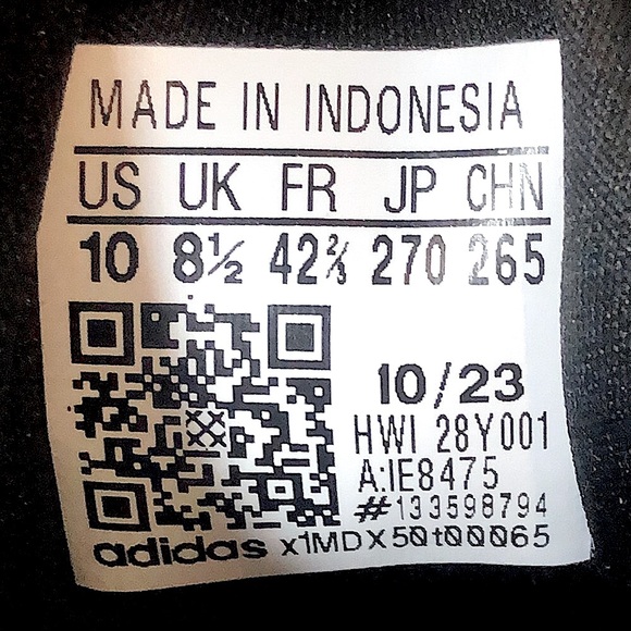 ADIDAS CLOUDFOAM X_PLRPULSE Black w Speckled Soles Slip On Shoes Unisex NIB - Picture 13 of 17